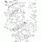 Mule 610 4x4 Hardwoods Green HD (KAF400-C7F) Детали рамы (фронт)