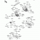 Teryx 750 FI 4X4 NRA Outdoors (KRF750-M9F) Детали рамы (фронт)