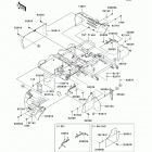 Mule 610 4x4 Hardwoods Green HD (KAF400-C7F) Детали рамы (зад.)
