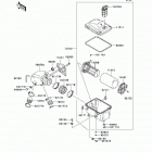 Teryx 750 FI 4X4 NRA Outdoors (KRF750-M9F) Воздухозаборник
