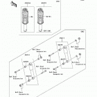 Mule 4010 4x4 Hardwoods Green HD (KAF620-N9F) Амортизатор