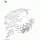 Teryx 750 FI 4X4 (KRF750-G9F) Переднее крыло(ья)