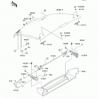 Mule 610 4x4 Hardwoods Green HD (KAF400-C7F) Крылья