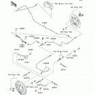 Mule 610 4x4 Hardwoods Green HD (KAF400-C7F) Задние тормозные трубопроводы