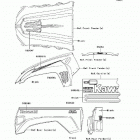 Teryx 750 FI 4X4 LE Sport Monster Energy (KRF750-L9FA) Decals(black)(l9fa)
