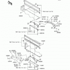 Mule 4010 4x4 Hardwoods Green HD (KAF620-N9F) Заднее крыло