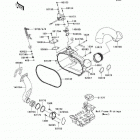 Teryx 750 FI 4X4 NRA Outdoors (KRF750-M9F) Крышка вариатора