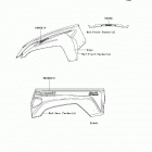 Teryx 750 FI 4X4 LE (KRF750-J9FA) Наклейки (синие)