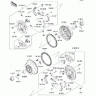 Mule 610 4x4 Hardwoods Green HD (KAF400-C7F) Передние тормоза