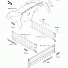 Mule 610 4x4 Hardwoods Green HD (KAF400-C7F) Наклейки