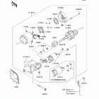 Mule 610 4x4 Hardwoods Green HD (KAF400-C7F) Стартер