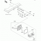 Mule 610 4x4 Hardwoods Green HD (KAF400-C7F) Фонарь