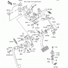 Teryx 750 FI 4X4 NRA Outdoors (KRF750-M9F) Педаль и рычаг тормоза