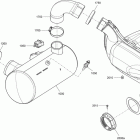 SPARK ACE 900 (2up) 01- exhaust system _37s1402