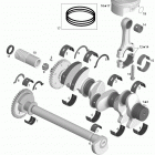 GTS 130 & Rental Коленвал и поршни