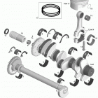 GTI LTD 155 Коленвал и поршни