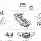 WAKE 155 (35CA, 35CB) Наклейки предупреждения