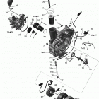 GTX 215 (42CS) Крышка картера и генератор