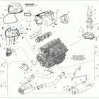 RXT-X aS 260 & RS Опора двигателя и глушитель воздухозаборника