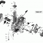 GTS Pro 130 (1503 DT) Крышка картера и генератор