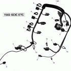 210 Challenger SE 430 Жгут проводов двигателя