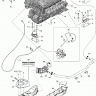 GTS Pro 130 Опора двигателя и глушитель воздухозаборника