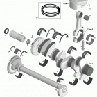 210 Challenger 310 Коленвал и поршни