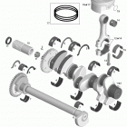 GTS Pro 130 (1503 DT) Коленвал и поршни