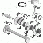 GTX 215 (42CS) Коленвал и поршни