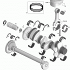 GTI LTD 155 Коленвал и поршни