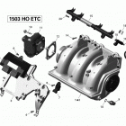 230 Challenger SE 510 02- air intake manifold and throttle body sea-doo boats