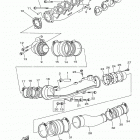 WAVERUNNER VX SPORT VX1100CL Выхлопная система 1
