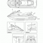 FX CRUISER HO FB1800AL Наклейки предупреждения