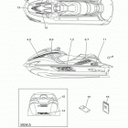 WAVERUNNER FZR GX1800L Наклейки