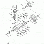 VXR VX1800AK Коленчатый вал & Поршень