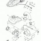 VX CRUISER_VX1100BM VX DELUXE VX1100BM/VX1100AM Выхлопная система 3
