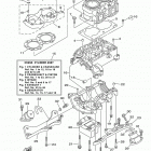 WAVERUNNER SUPER JET SJ700BL Цилиндр & Картер