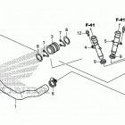 VT750CS Патрубки охлаждения