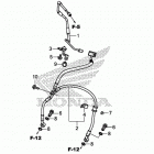 GL1800C Front brake hose (std)