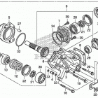 VT750CS Side gear case