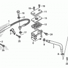 CB500F Rear brake master        cylinder (std)