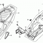 CBR600RR Облицовка сидения