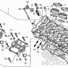 CBR1000S Головка цилиндра