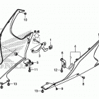 VFR800F Нижний обтекатель