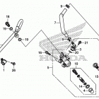 GROM125 (MSX125E) Задний тормозной цилиндр