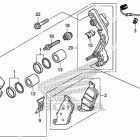 CTX700D Передний суппорт тормозной