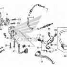CBR600RR Рычаги,тросы и рулевые переключатели