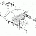CBR650FA Переднее крыло