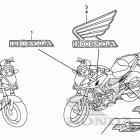 NC700X Наклейки