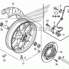 CBR1000S Переднее колесо
